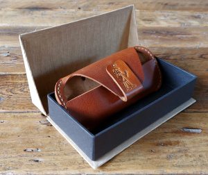 Boxed Eyeglasses handmade Genuine leather Case